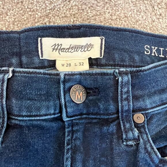 Madewell Women's Medium Wash Skinny Jean Size W28 and L32 - Picture 8 of 13